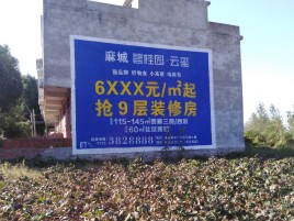 望江墙体广告的好处