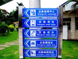 望江标识导向系统设计需要掌握的四大元素
