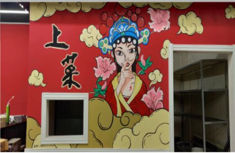 望江墙体彩绘的发展和应用