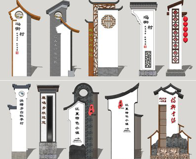 望江美丽乡村标识标牌有哪些分类？